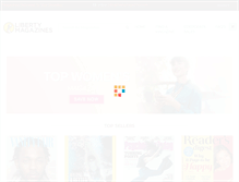 Tablet Screenshot of libertymagazines.com